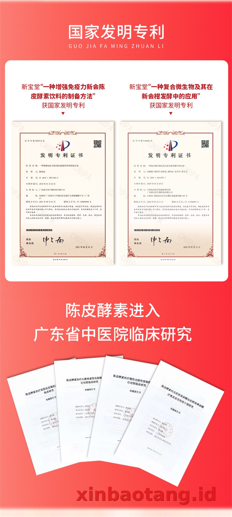 Xinbaotang Enzim Chenpi