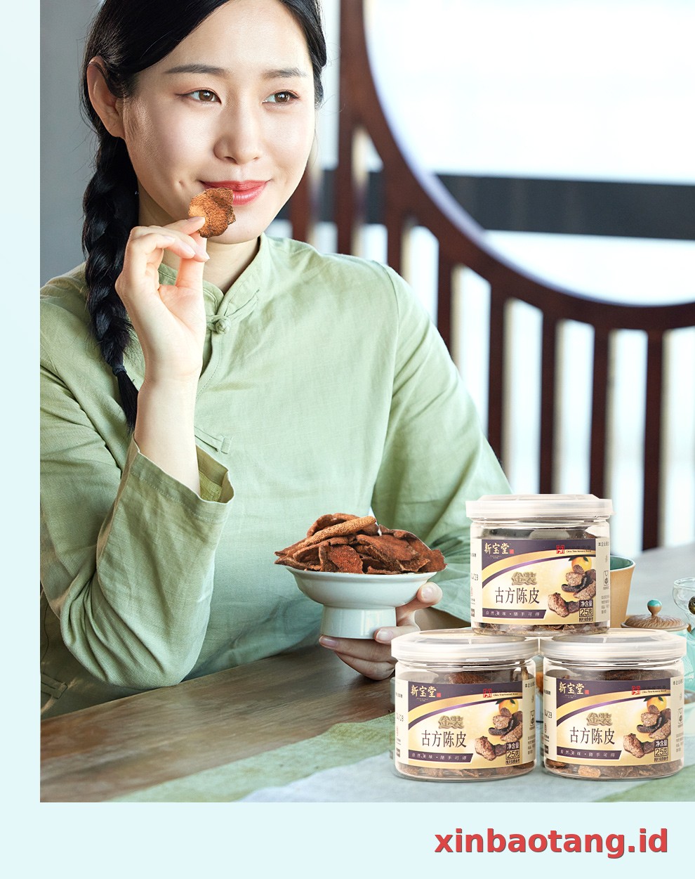 Xinbaotang Camilan Chenpi Resep Kuno 25g