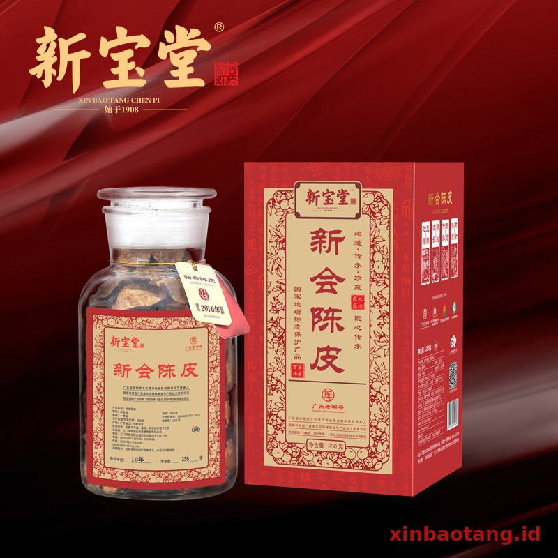 Xinbaotang Chenpi Kering Chuan Merah