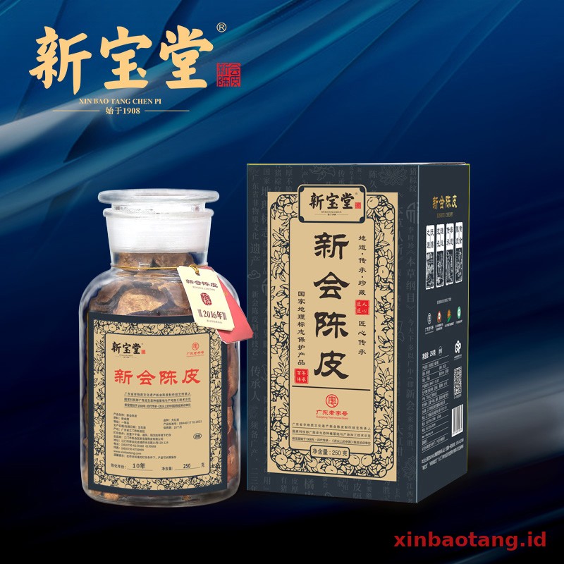 Xinbaotang Chenpi Kering Chuan Biru