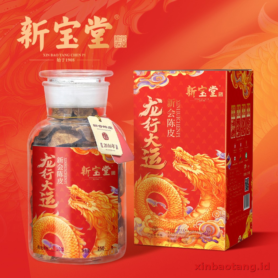 Xinbaotang Chenpi Kering Long Yun Ban