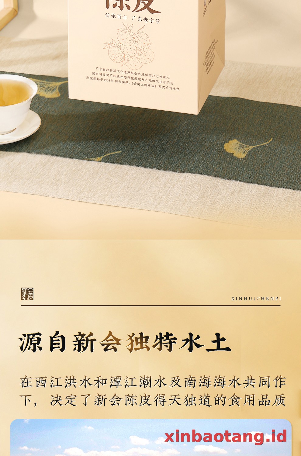 Xinbaotang Chenpi Kering Kaleng 150g