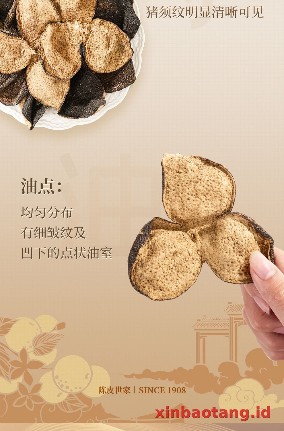 Xinbaotang Chenpi Kering Gift Box 100g