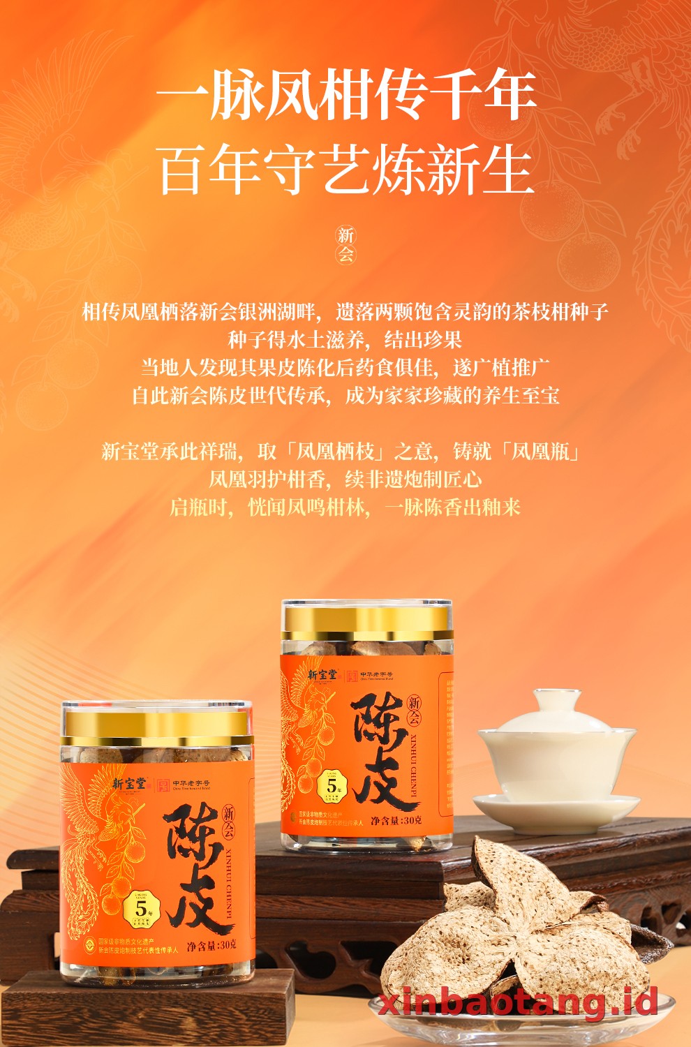 Xinbaotang Chenpi Kering 30g