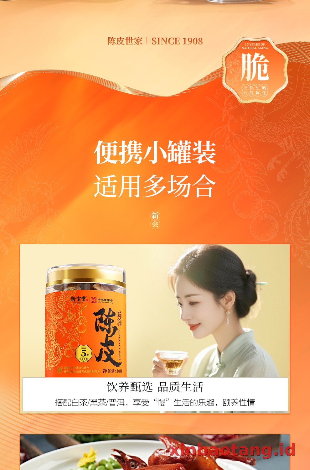 Xinbaotang Chenpi Kering 30g