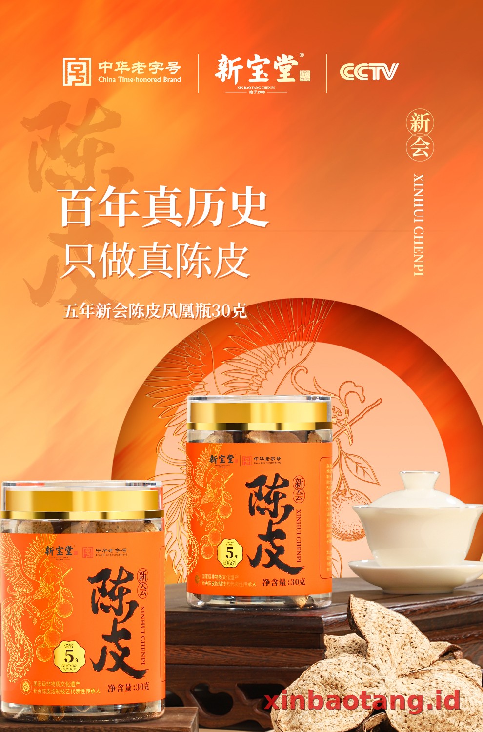 Xinbaotang Chenpi Kering 30g