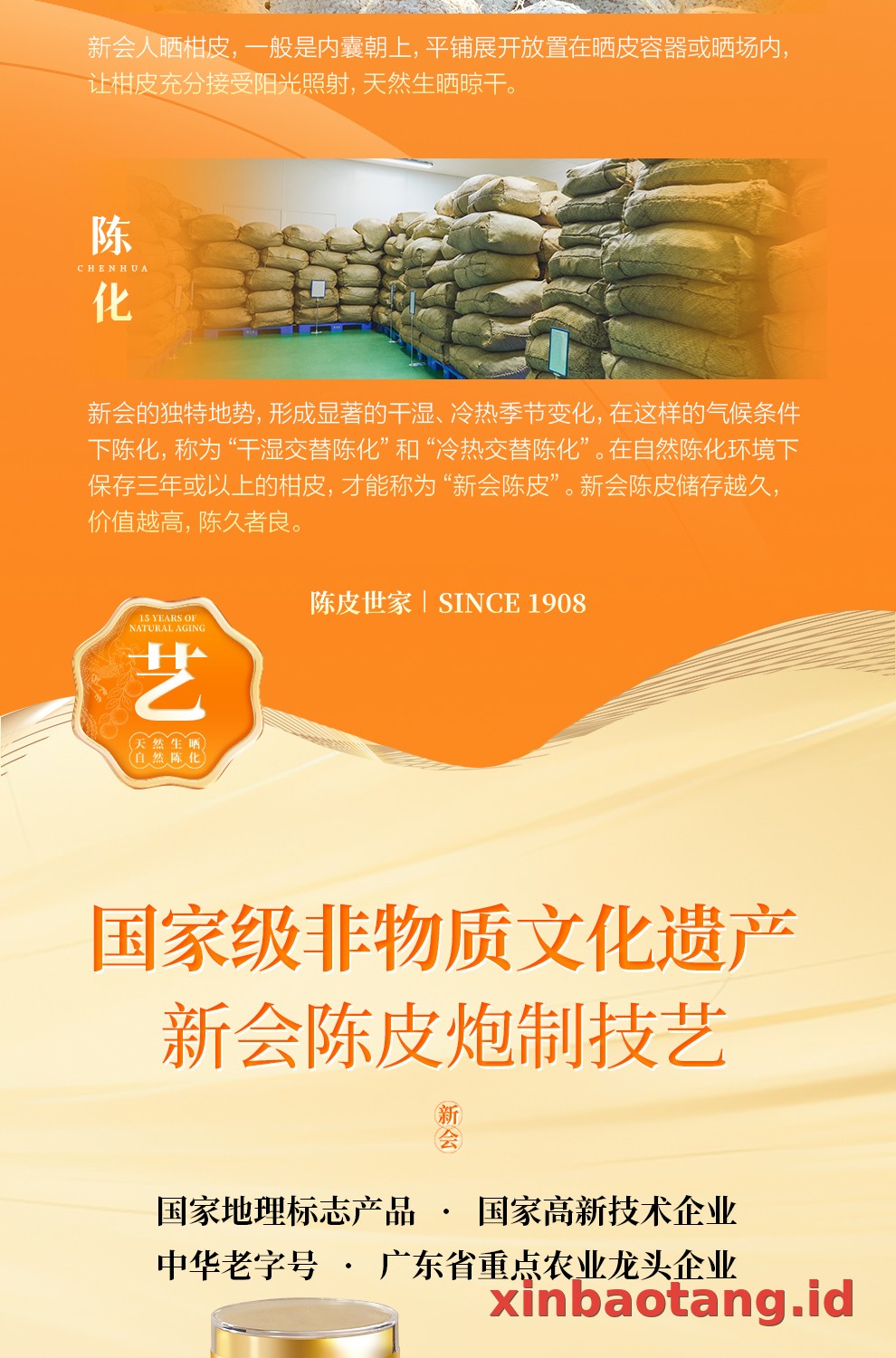 Xinbaotang Chenpi Kering 30g