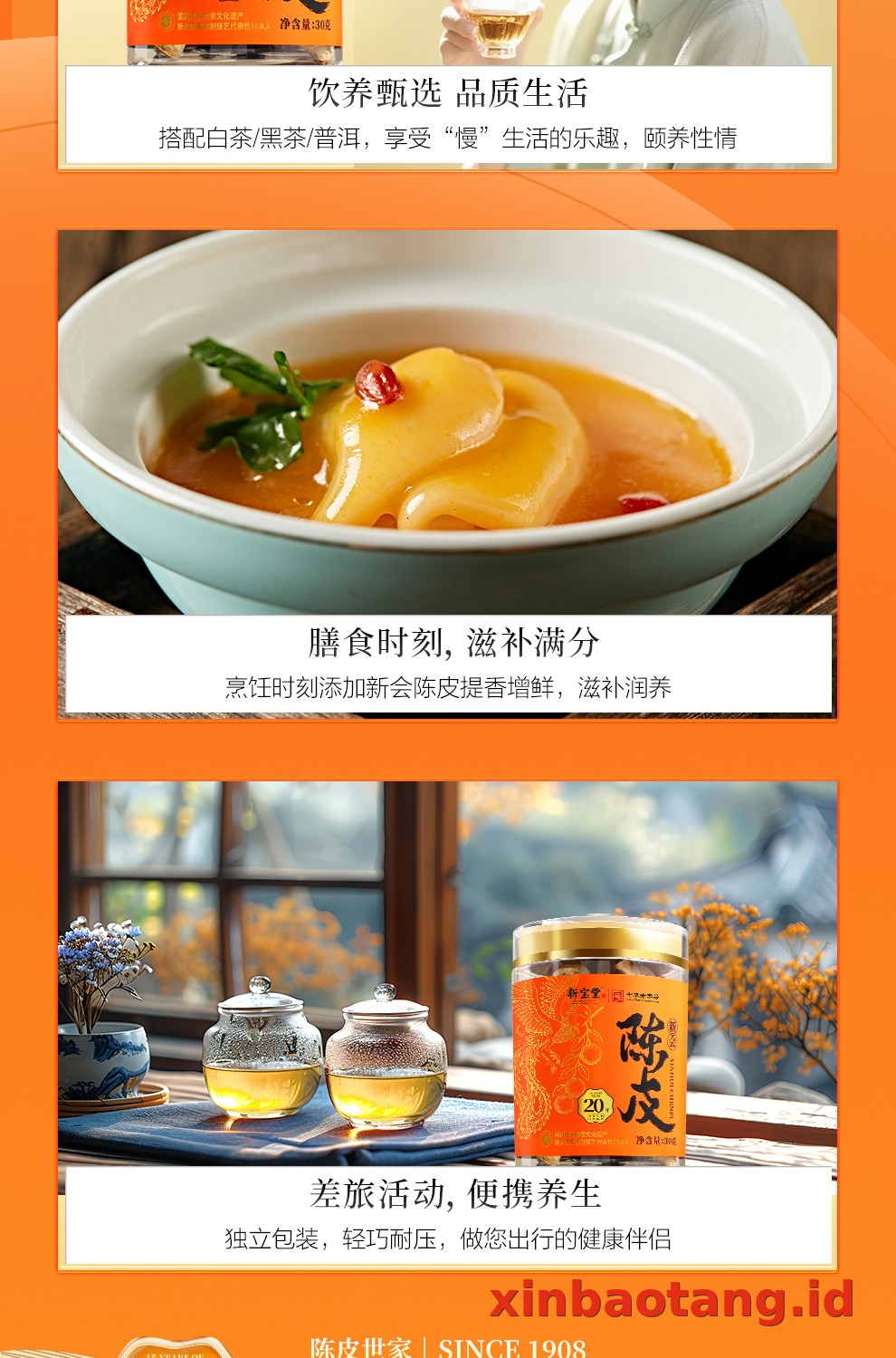 Xinbaotang Chenpi Kering 30g