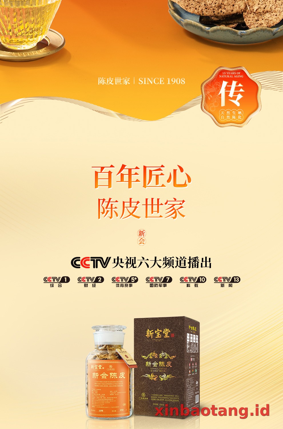 Xinbaotang Chenpi Kering 30g
