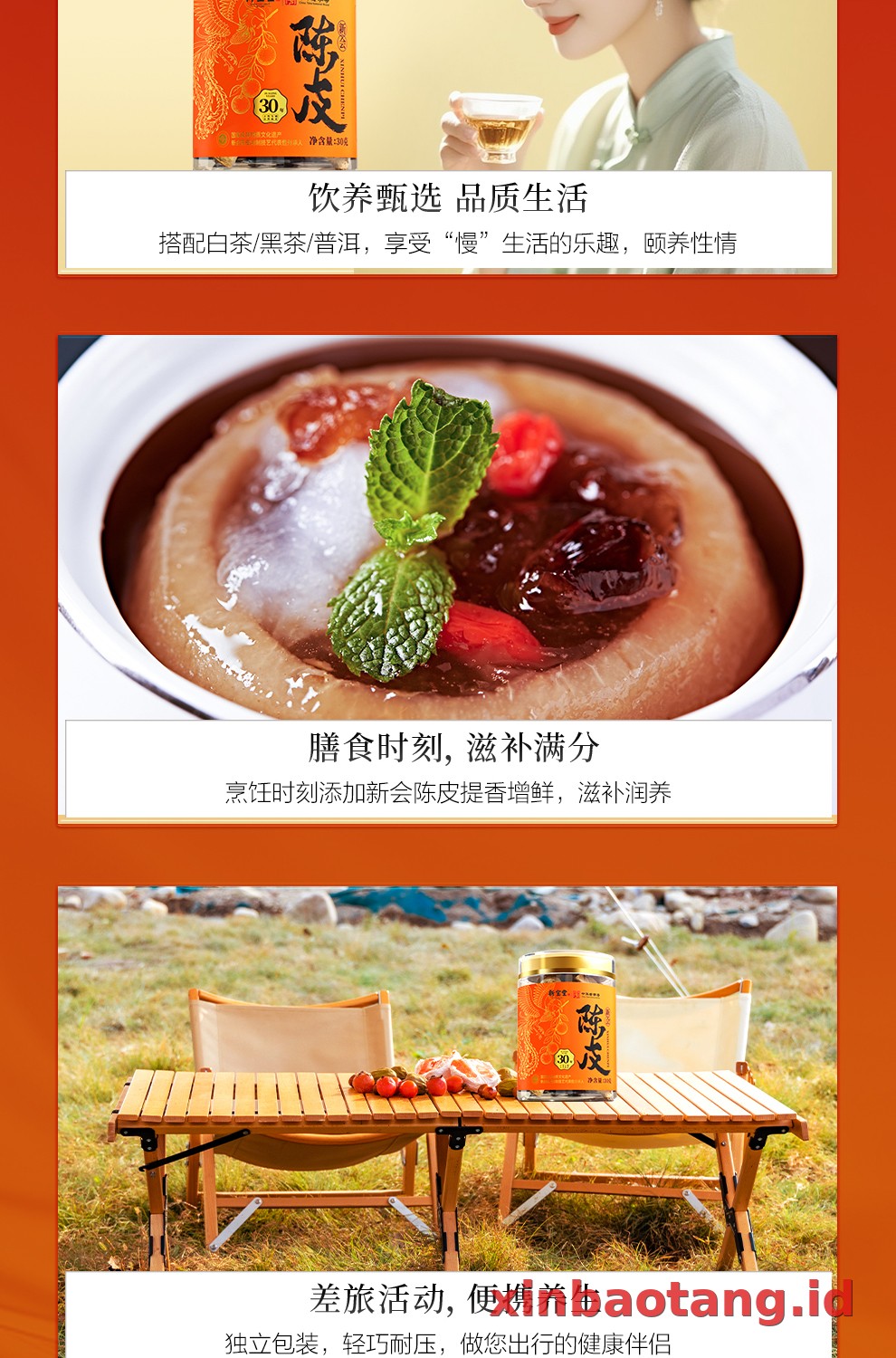 Xinbaotang Chenpi Kering 30g