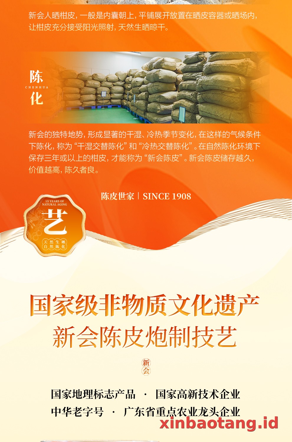 Xinbaotang Chenpi Kering Gift Box 90g