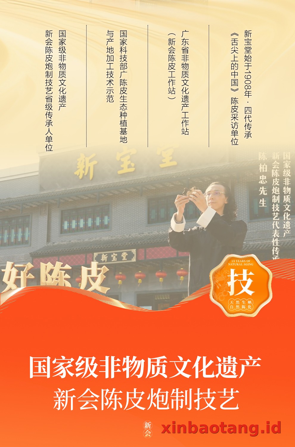 Xinbaotang Chenpi Kering Gift Box 90g