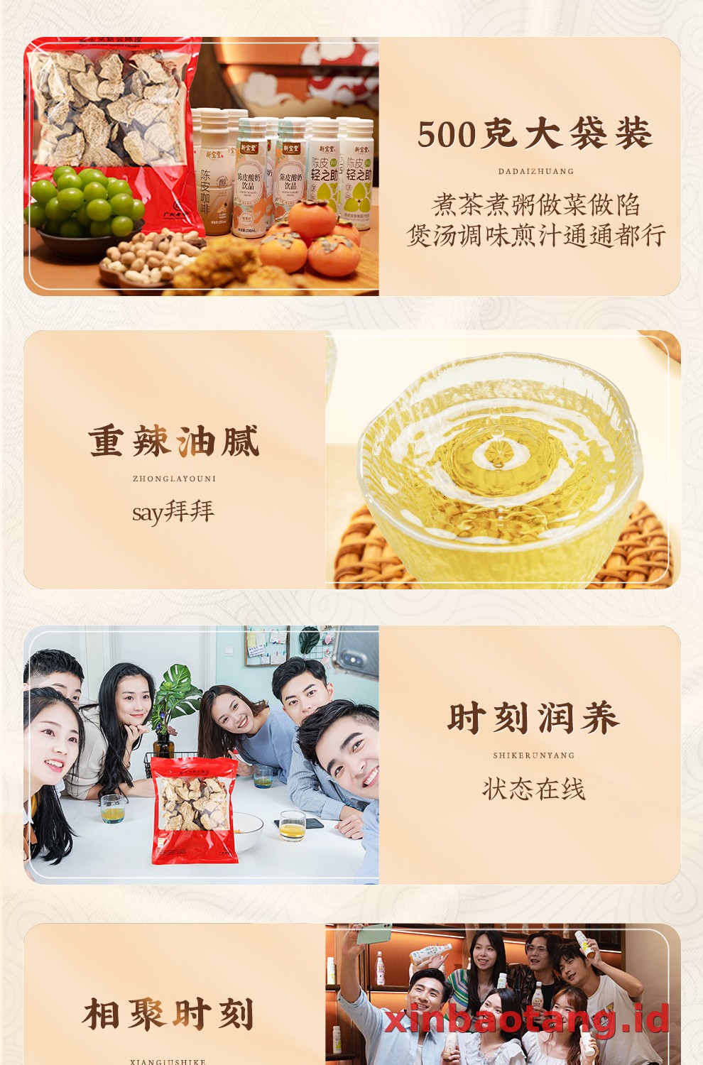 Xinbaotang Chenpi Kering 500g