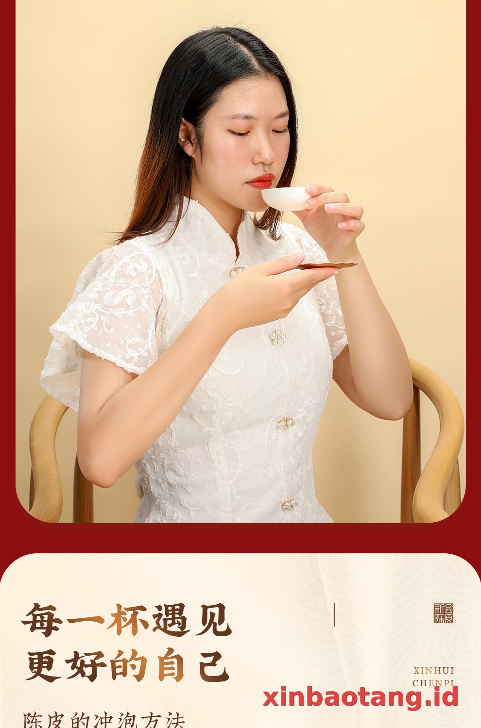 Xinbaotang Chenpi Kering 15 Tahun 50g