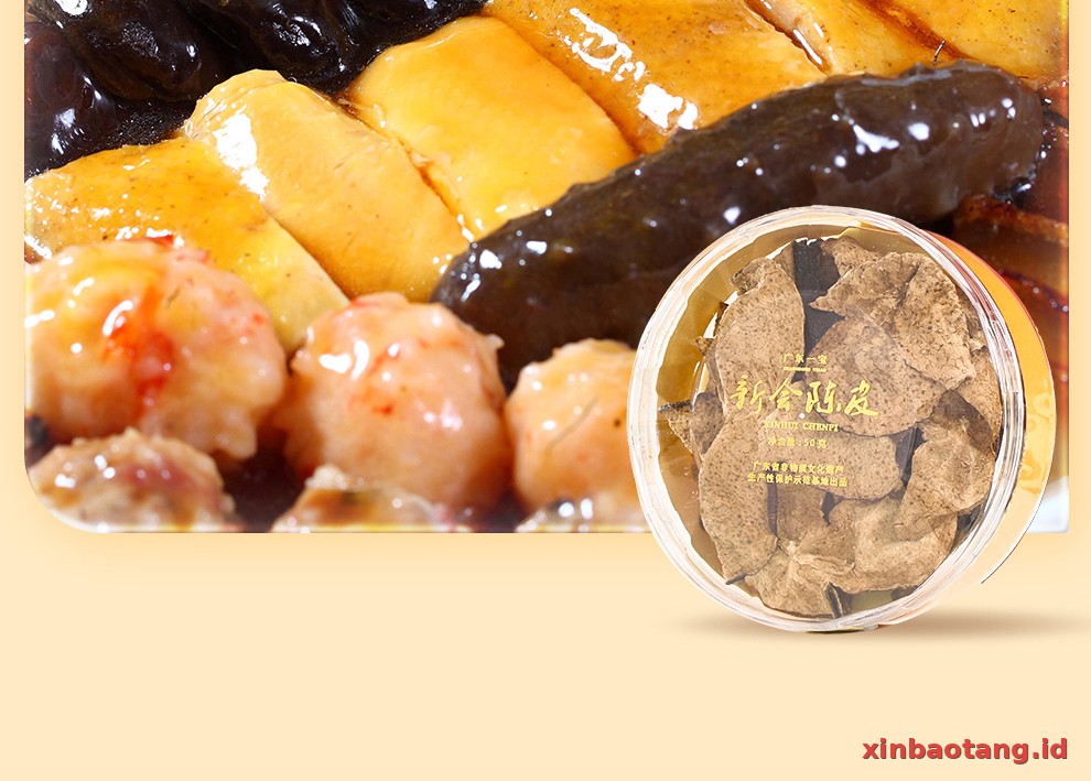 Xinbaotang Chenpi Kering 20 Tahun 50g