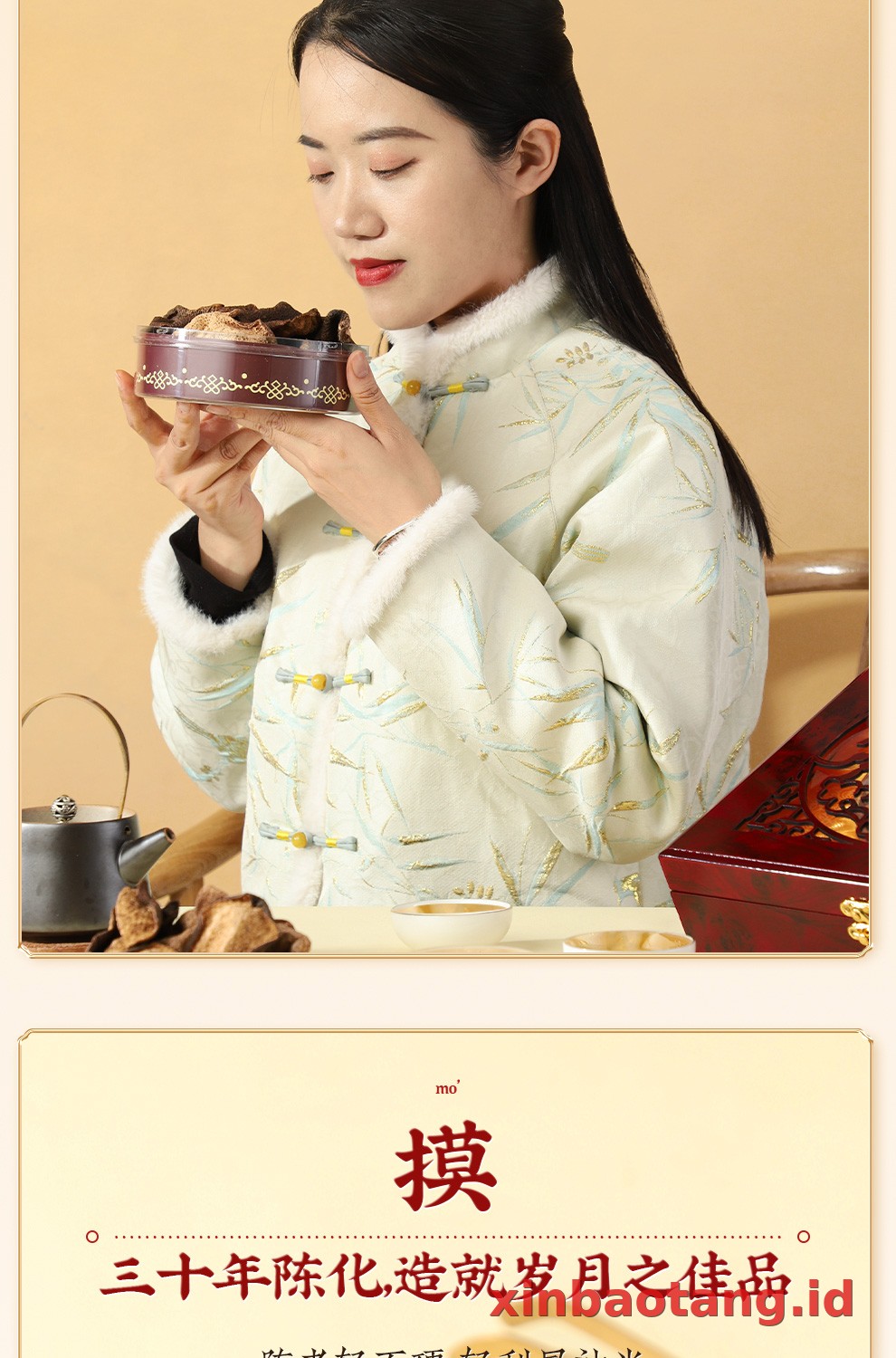 Xinbaotang Chenpi Kering 30 Tahun 50g