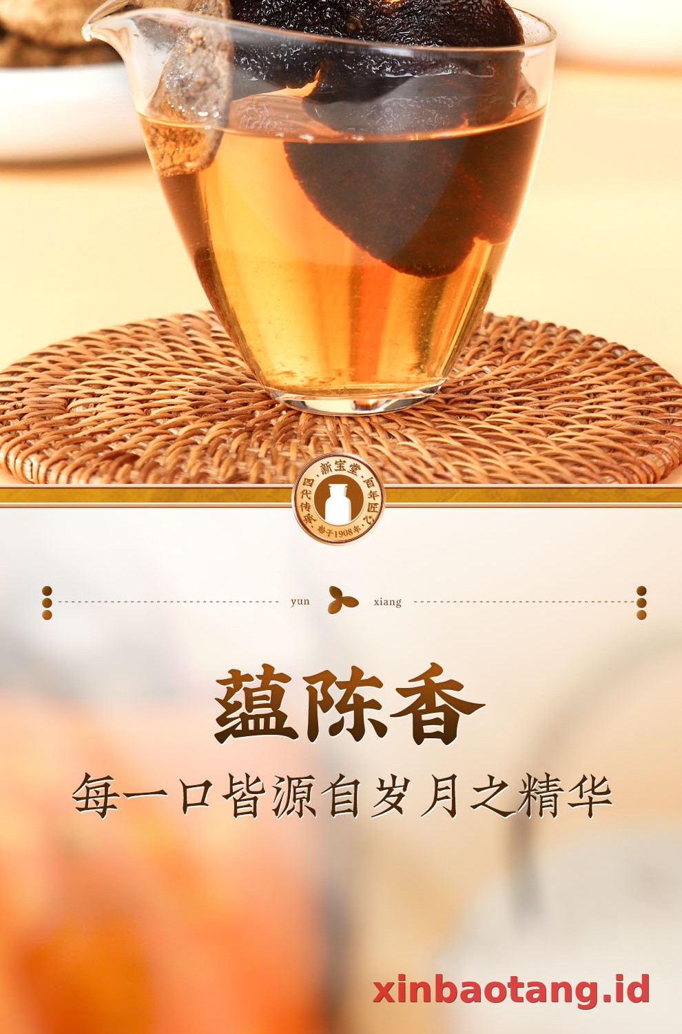 Xinbaotang Chenpi Kering 15 Tahun Gift Box 500g