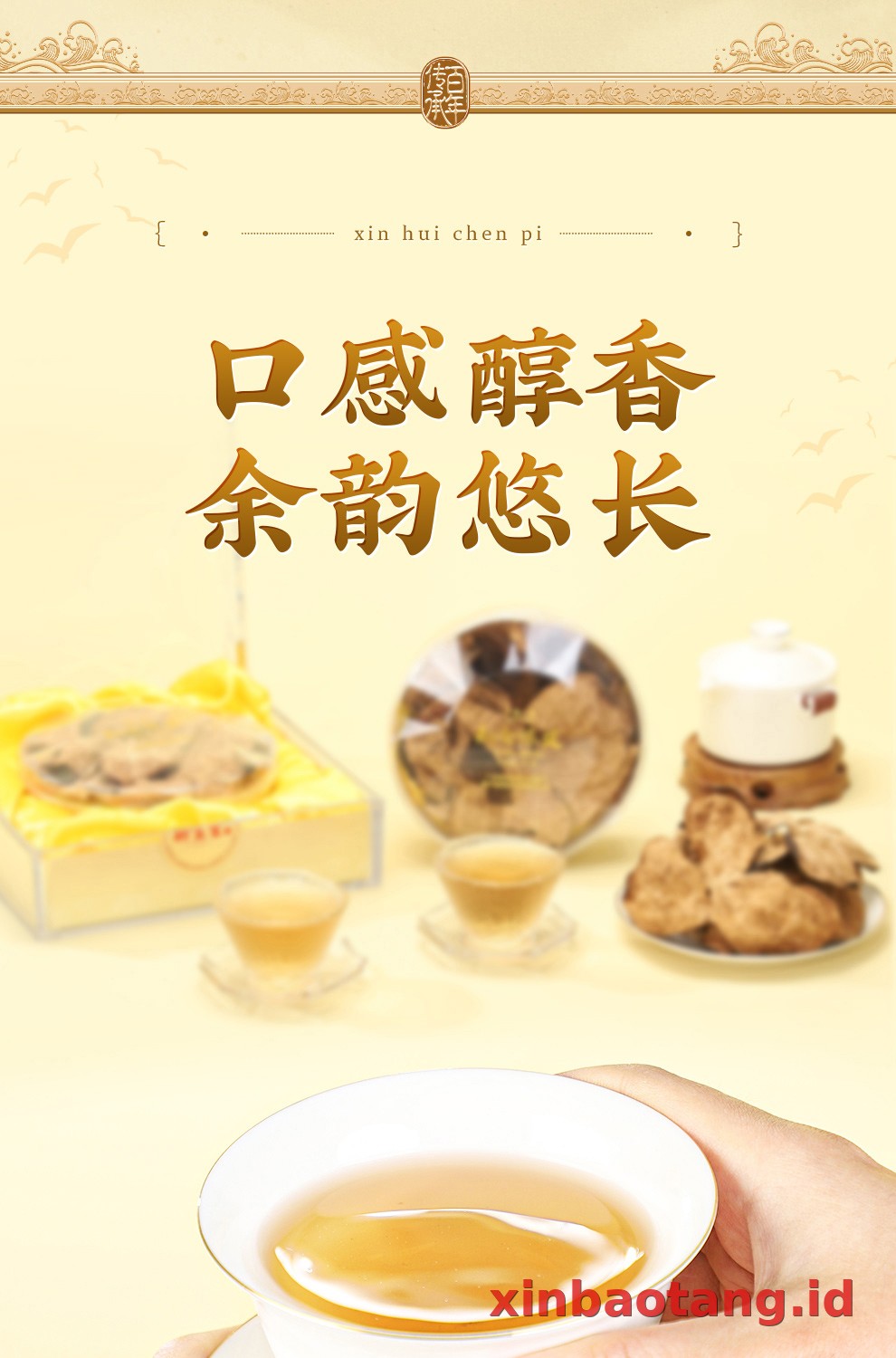 Xinbaotang Chenpi Kering 20 Tahun Gift Box 50g