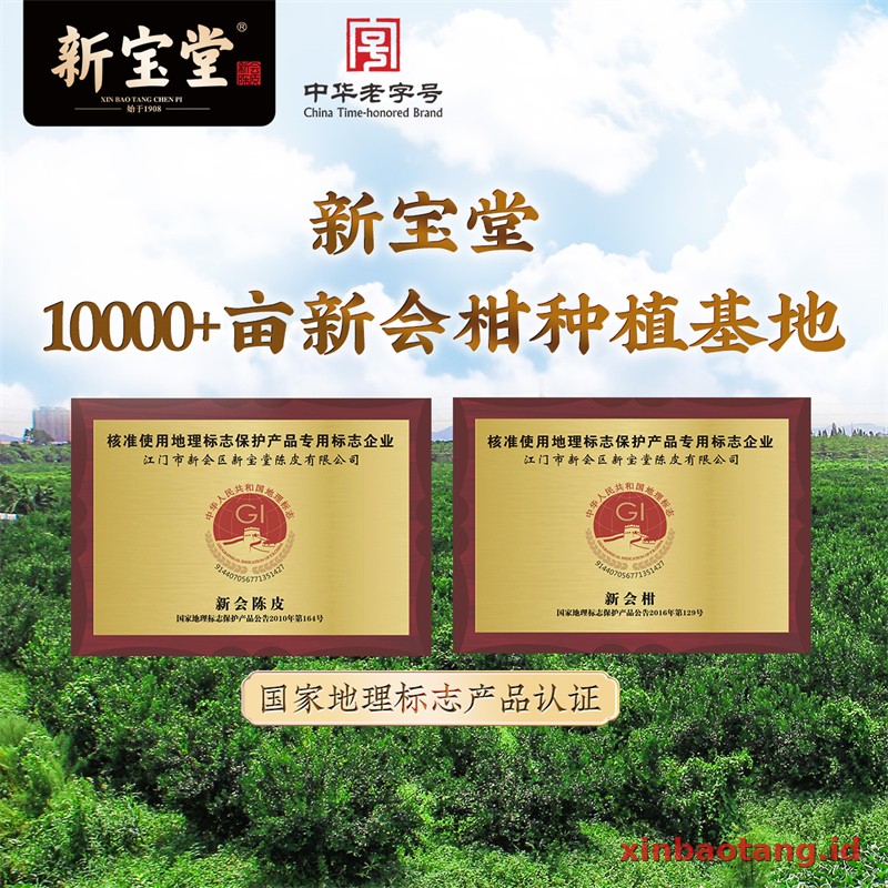 Xinbaotang Chenpi Kering 25 Tahun Gift Box 250g - Gambar 3