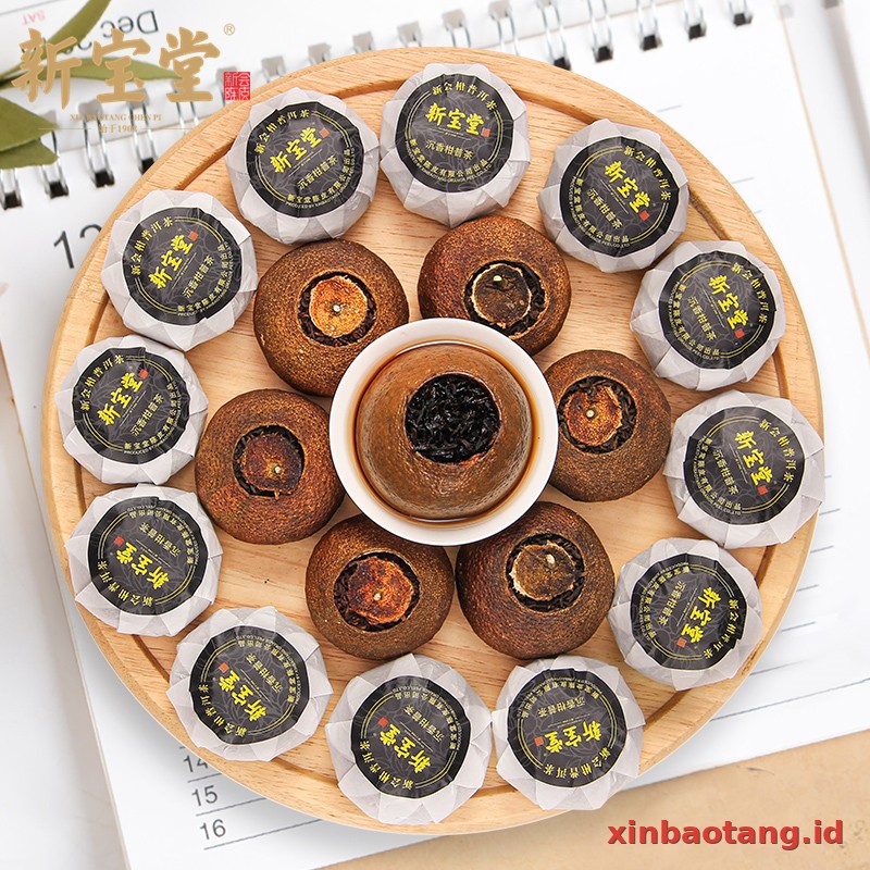 Xinbaotang Ganpu Teh Da Hong Gan 30g - Gambar 2