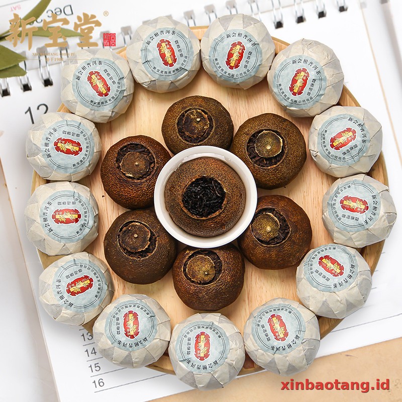 Xinbaotang Ganpu Teh Da Hong Gan 38g - Gambar 2