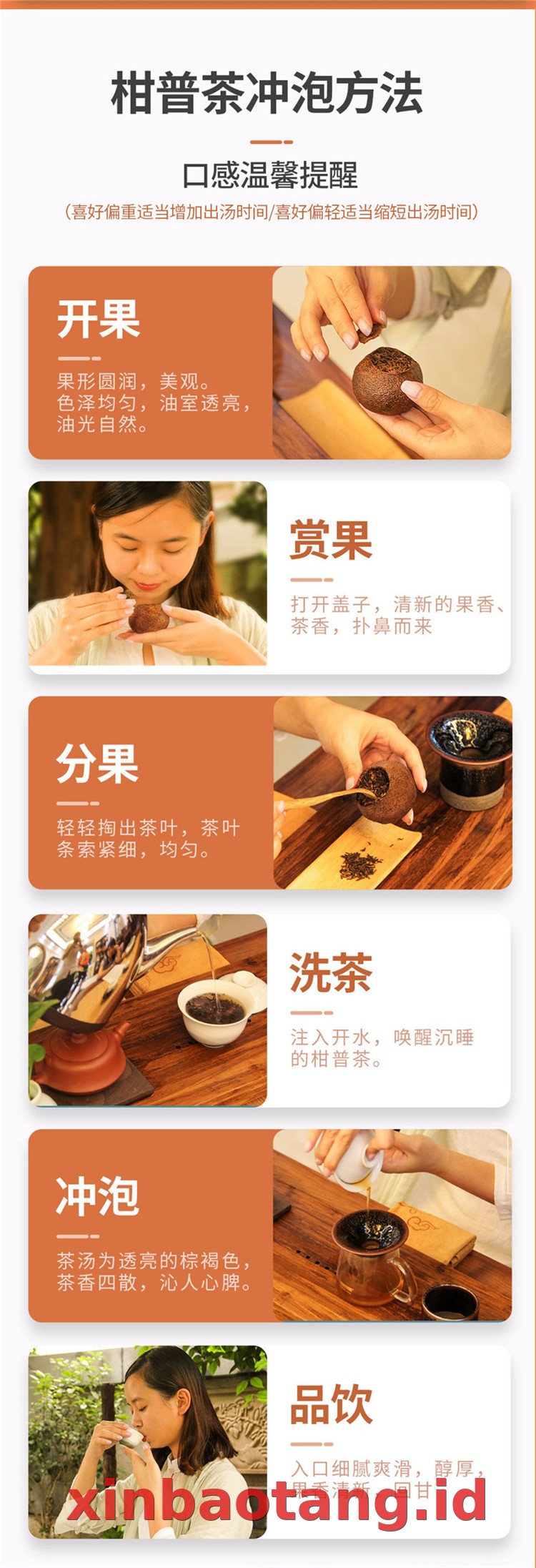 Xinbaotang Ganpu Teh Da Hong Gan 35g
