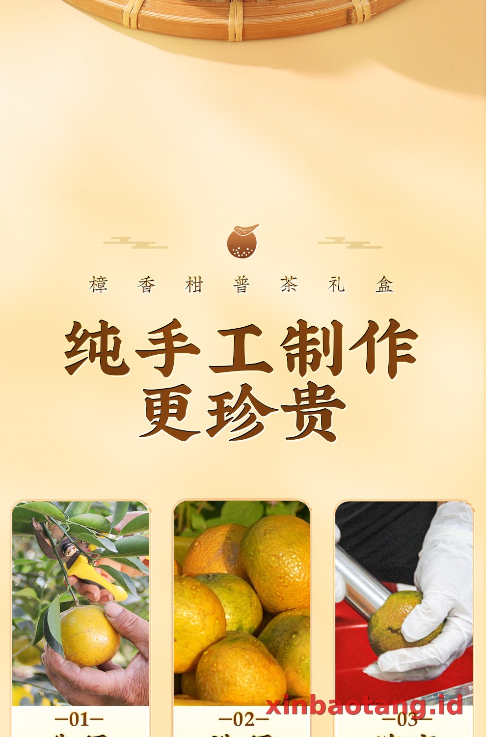 Xinbaotang Ganpu Teh Pu-erh Gift Box 200g