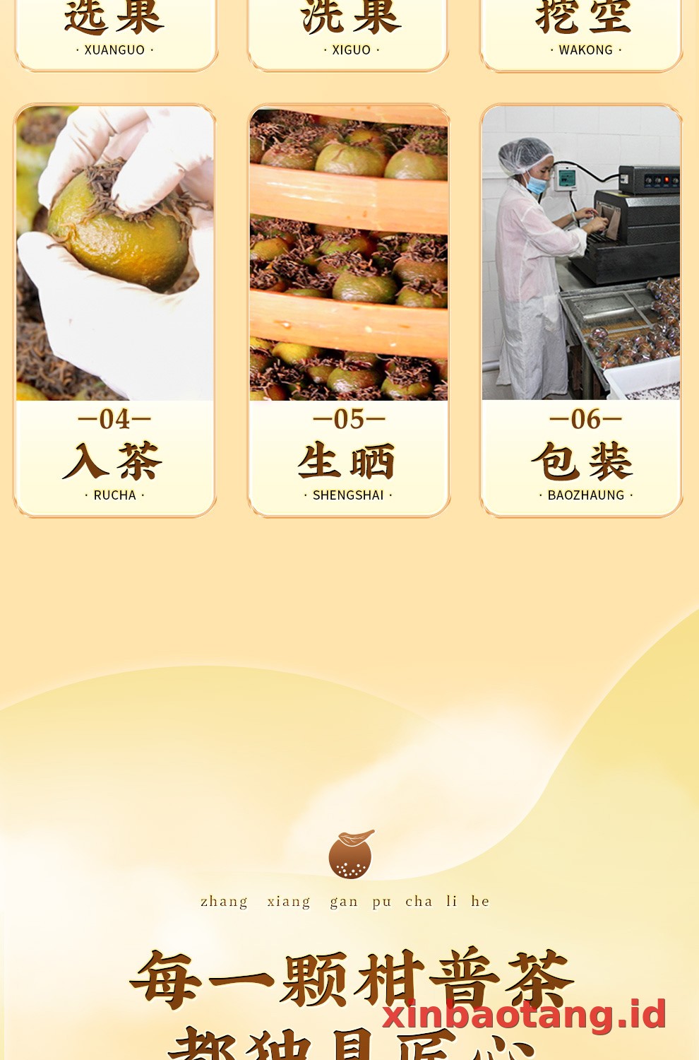 Xinbaotang Ganpu Teh Pu-erh Gift Box 200g