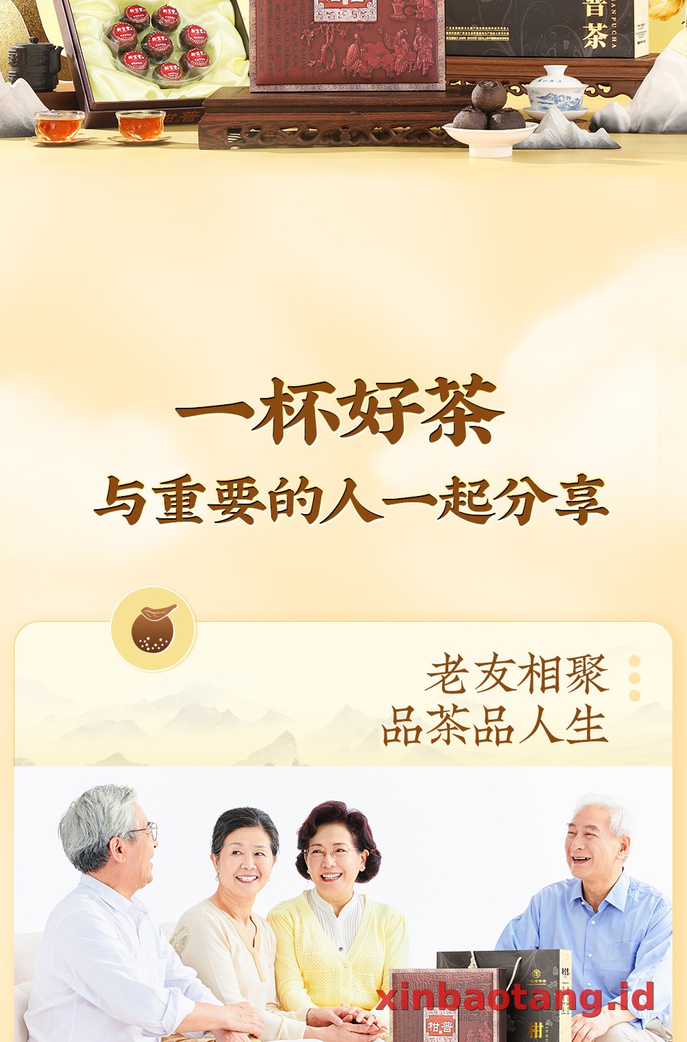 Xinbaotang Ganpu Teh Pu-erh Gift Box 200g