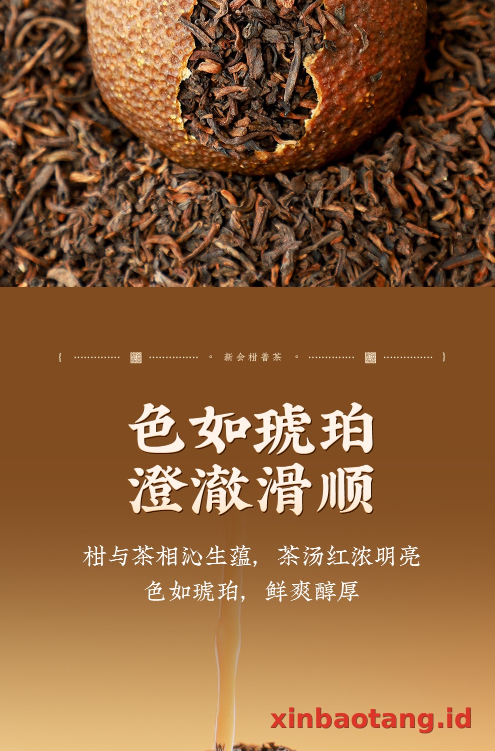 Xinbaotang Ganpu Teh Da Hong Gan Gift Box 360g