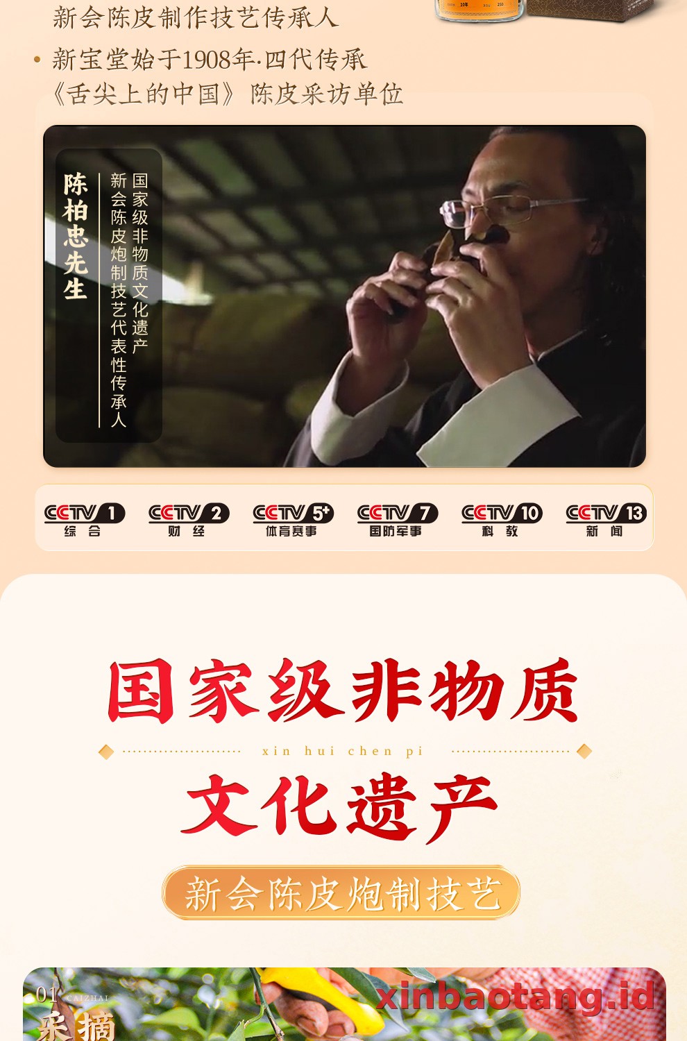 Xinbaotang Ganpu Teh Pu-erh Gift Box 180g