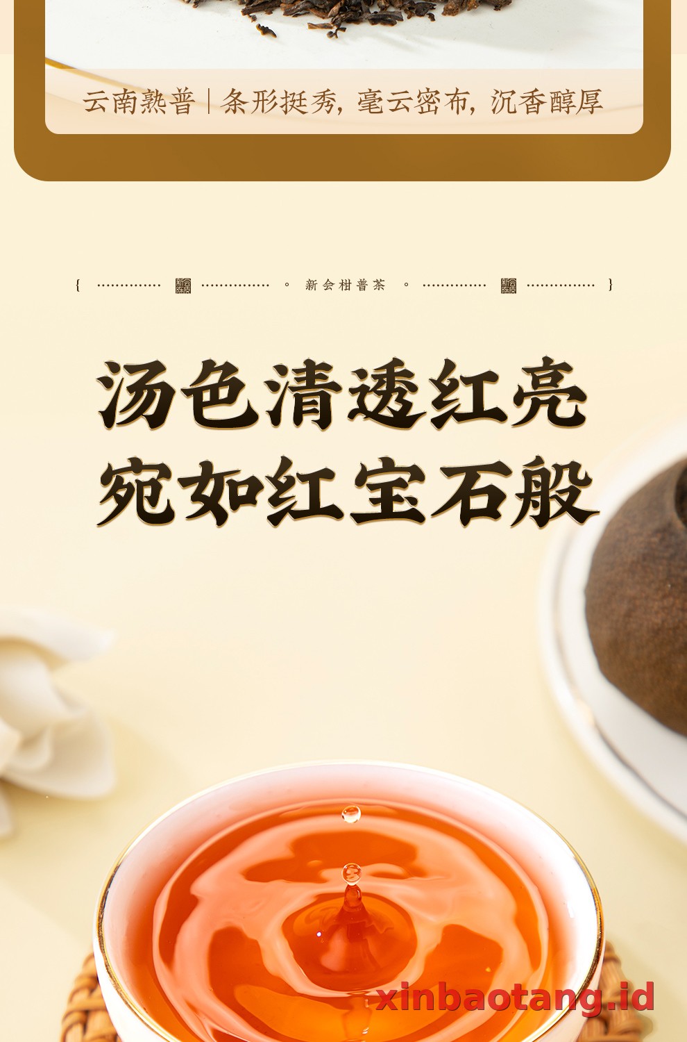 Xinbaotang Ganpu Teh Pu-erh Gift Box 200g