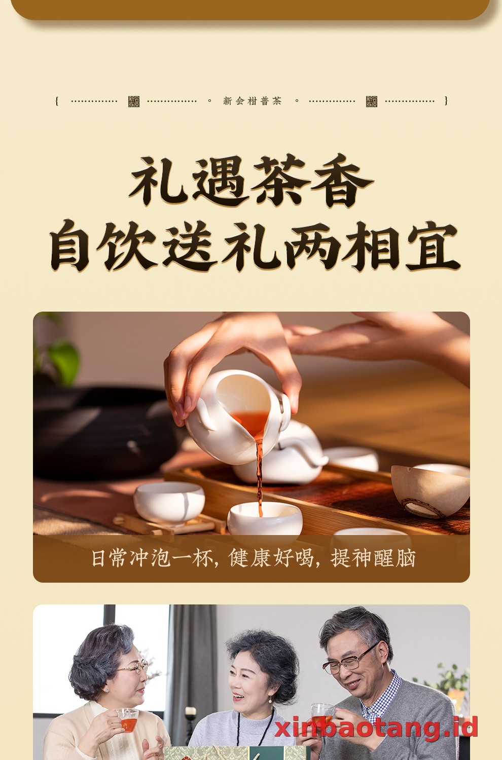 Xinbaotang Ganpu Teh Pu-erh Gift Box 200g