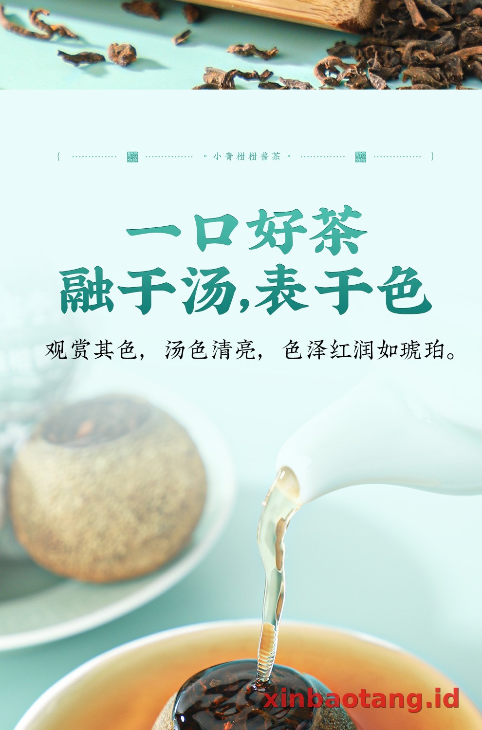 Xinbaotang Ganpu Teh Qing Pi Muda Gift Box 180g