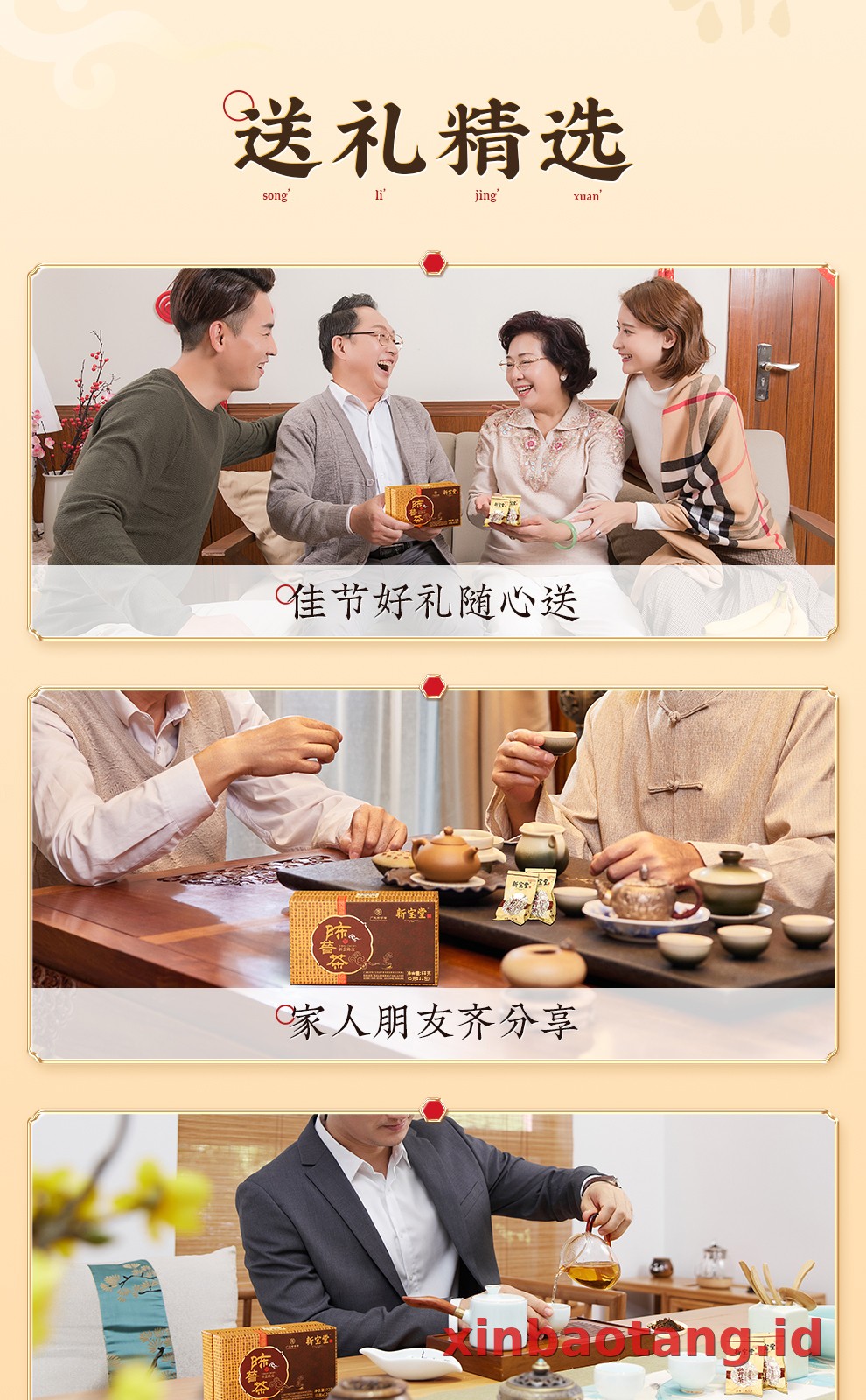 Xinbaotang Chenpi Kering Gift Box 60g
