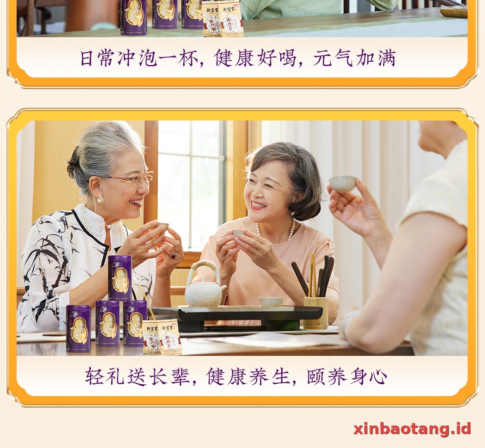 Xinbaotang Chenpu Teh Kaleng Besi 30g