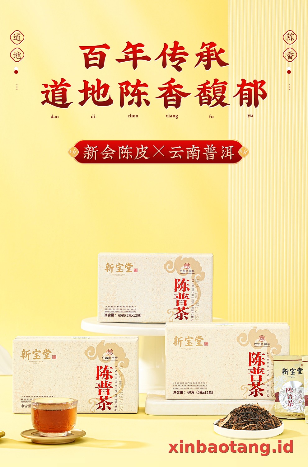 Xinbaotang Chenpi Kering Gift Box 60g