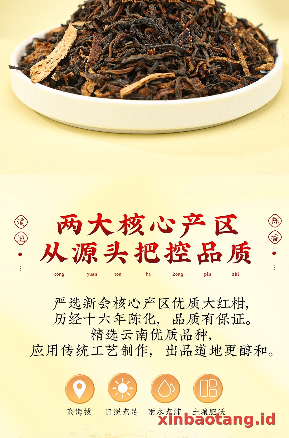 Xinbaotang Chenpi Kering Gift Box 60g