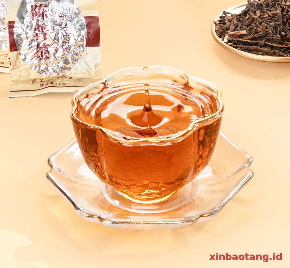 Xinbaotang Chenpi Kering Kaleng Besi 90g