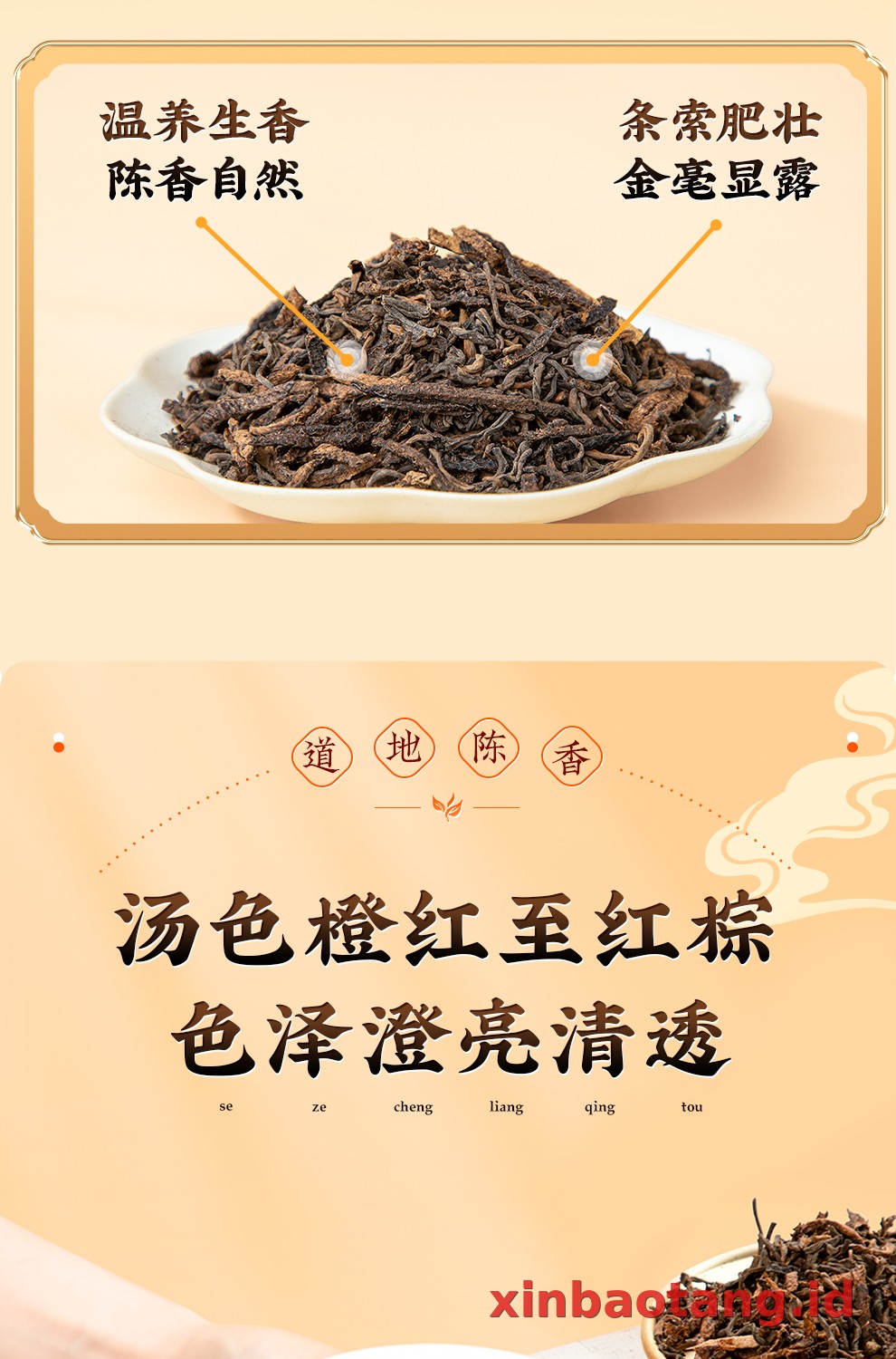 Xinbaotang Chenpu Teh Kaleng Besi 30g