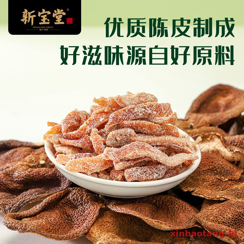 Xinbaotang Camilan Chenpi Licorice Kantong 150g - Gambar 3
