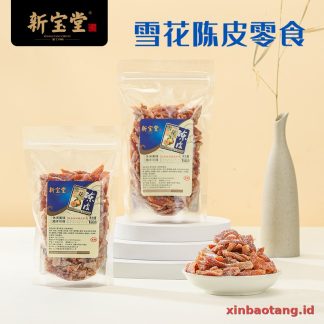 Xinbaotang Camilan Chenpi Snowflake 150g
