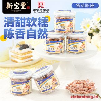 Xinbaotang Camilan Chenpi Snowflake 50g