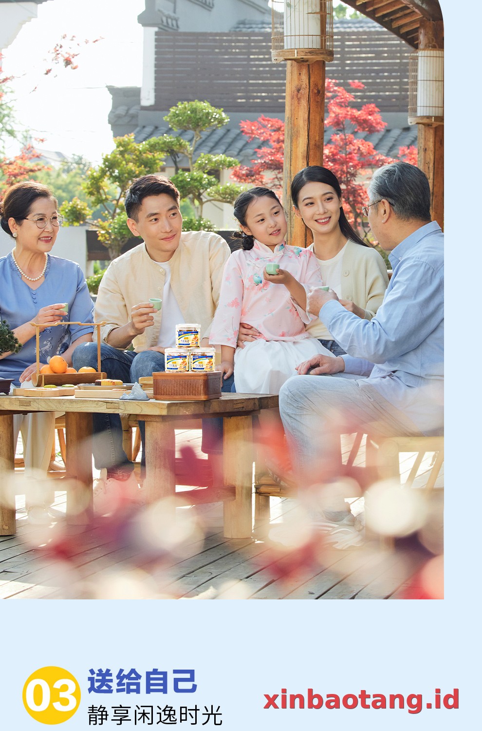 Xinbaotang Camilan Chenpi Snowflake 50g
