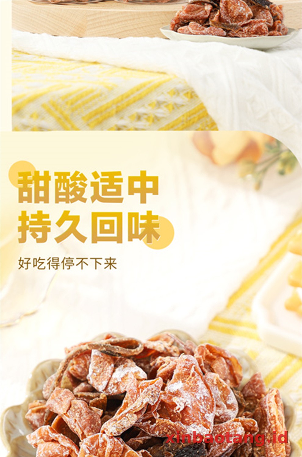 Xinbaotang Camilan Chenpi Wampee 40g