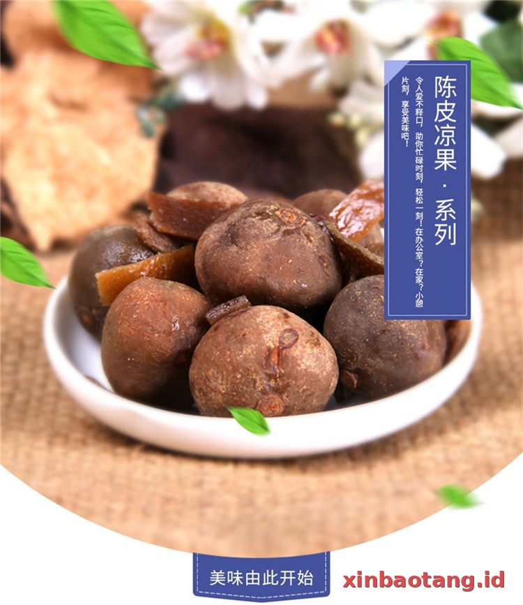 Xinbaotang Camilan Chenpi Kernel 70g