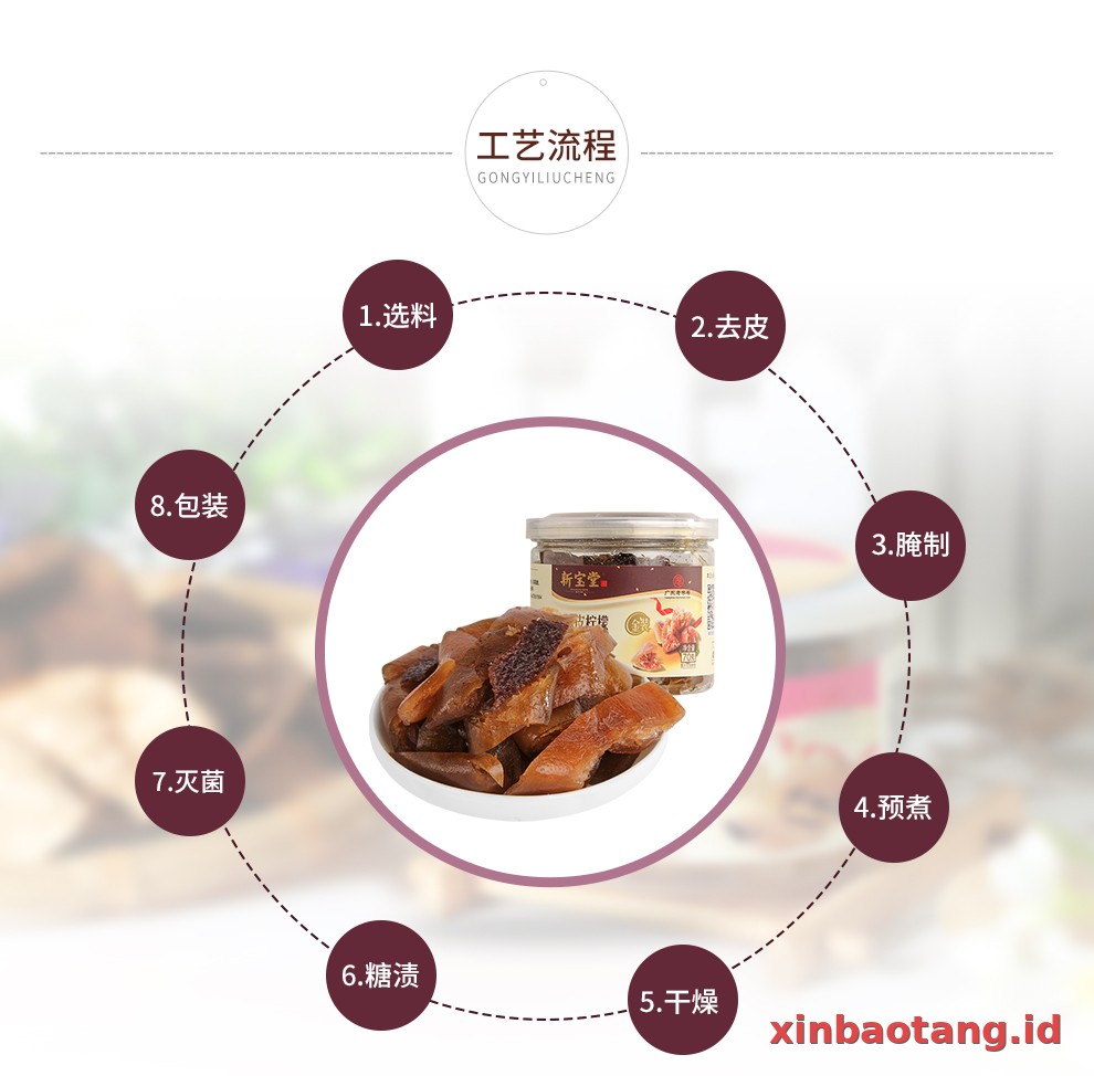 Xinbaotang Camilan Chenpi 70g