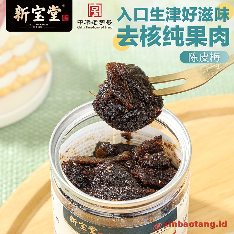 Xinbaotang Camilan Chenpi Plum 70g - Gambar 3