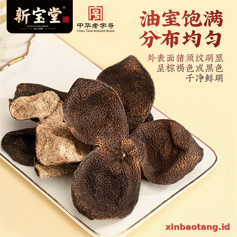 Xinbaotang Chenpi Kering Kaleng 50g - Gambar 4