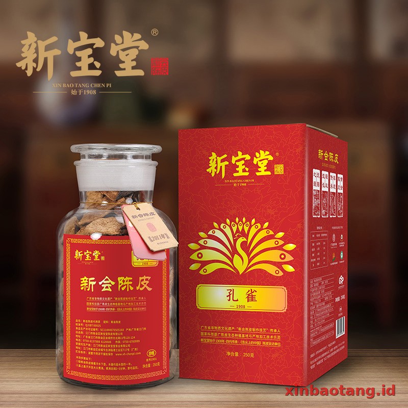 Xinbaotang Chenpi Kering Kong Que Merah 250g